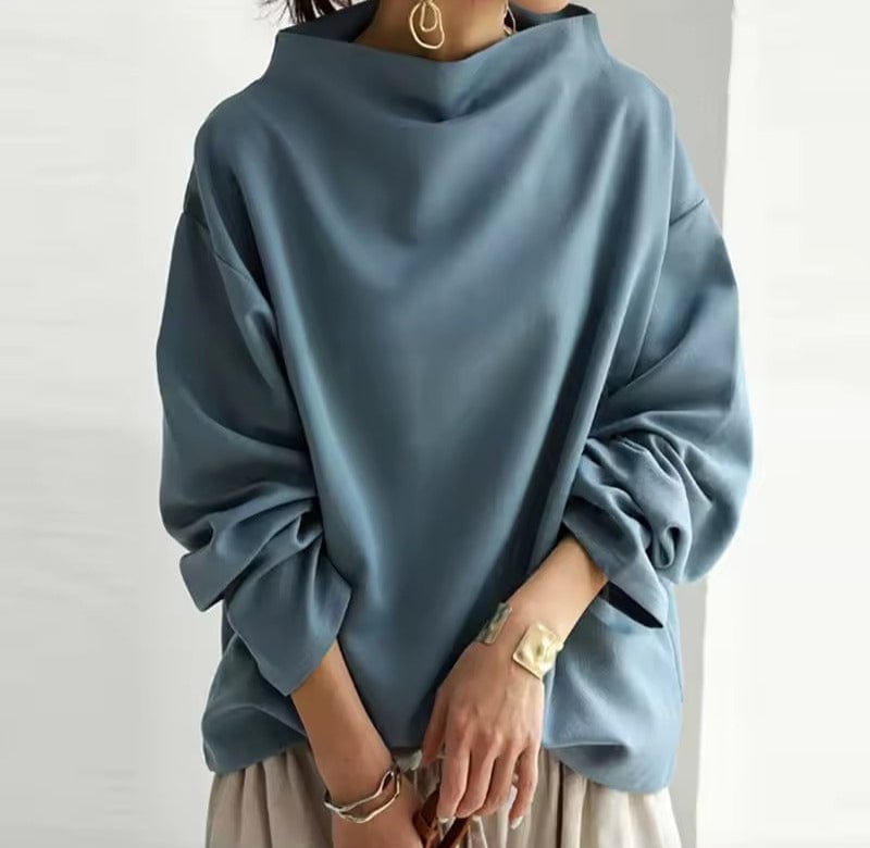 Cecilia | Dames Oversized Trui met Hoge Hals