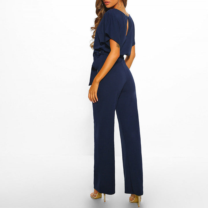 Grace | Dames Jumpsuit met Wijde Pijpen