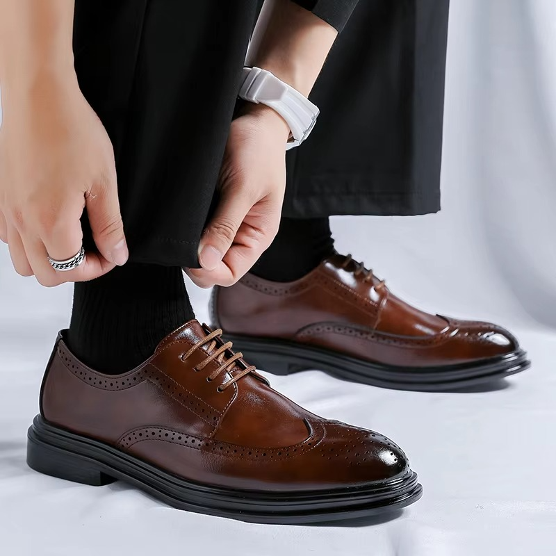 Ronan | Heren Brogue Veterschoenen