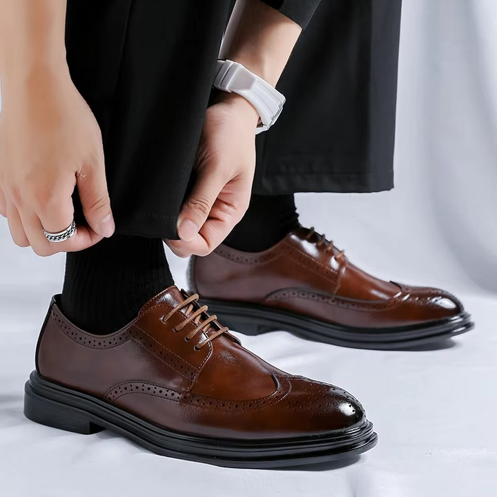 Ronan | Heren Brogue Veterschoenen