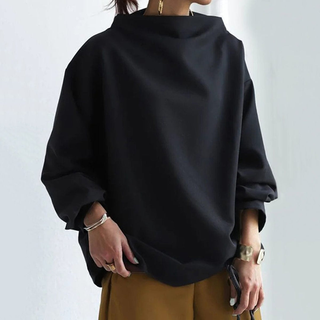Cecilia | Dames Oversized Trui met Hoge Hals