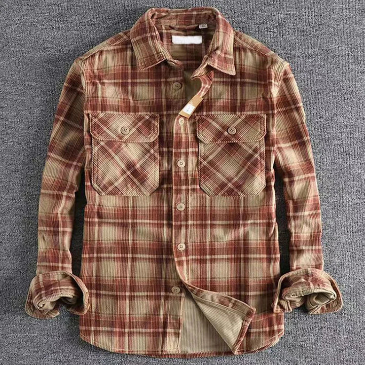 Gregory | Heren Casual Geruit Flannel Overhemd