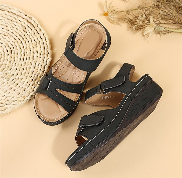 Jane | Dames Orthopedische Sandalen Met Bandjes En Plateau