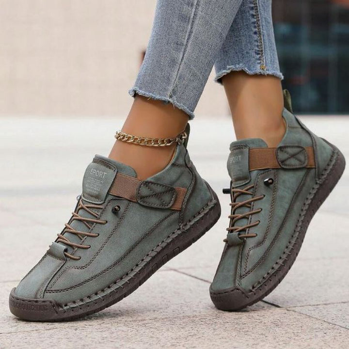 Paisley | Dames Casual Enkellaarzen Met Veters