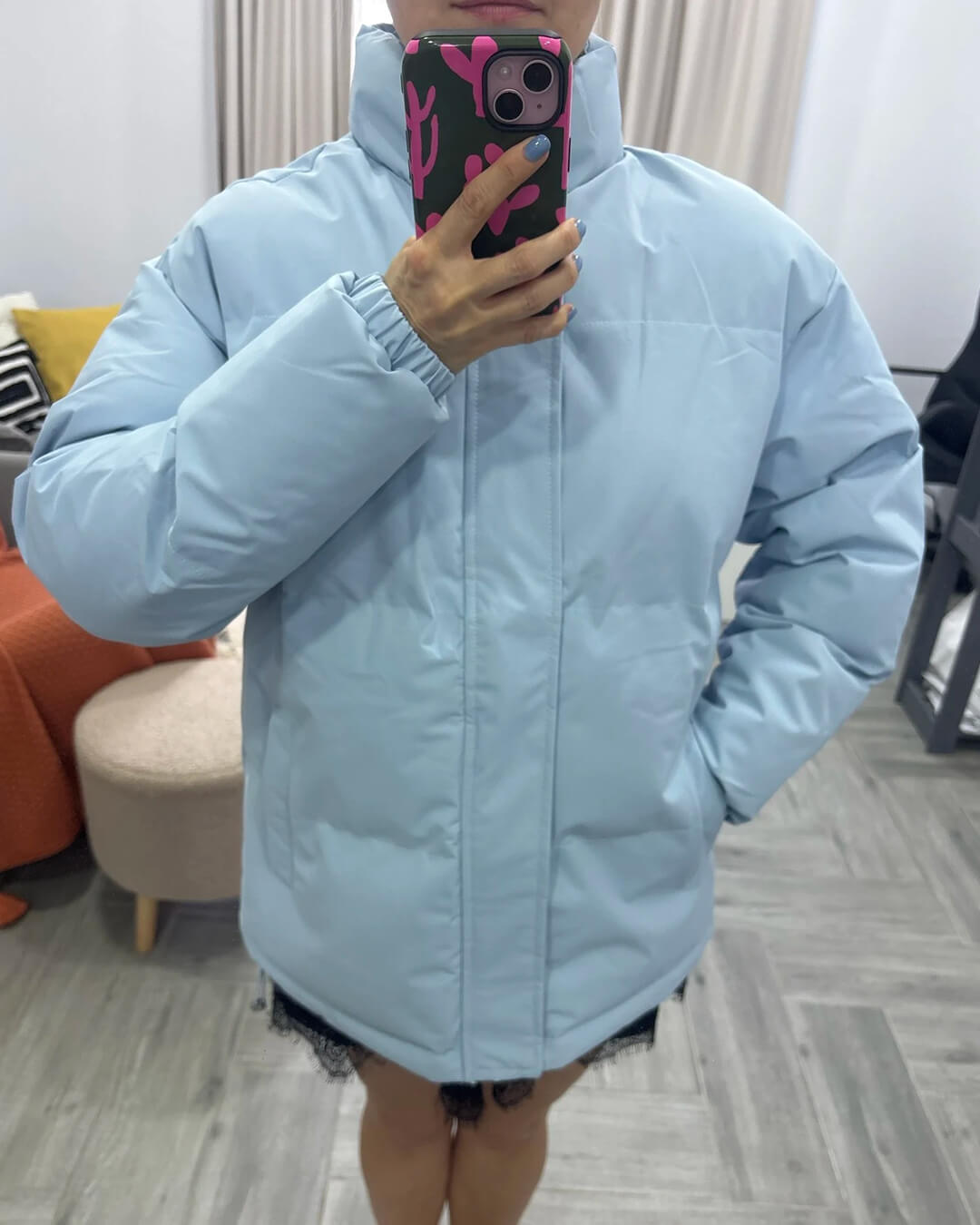 Emily | Weerbestendige Puffer Jas met Opstaande Kraag voor Dames