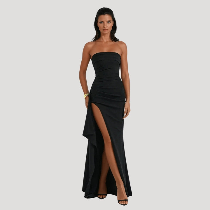 Dahlia | Strapless Maxi Jurk voor Vrouwen als Gast op een Bruiloft
