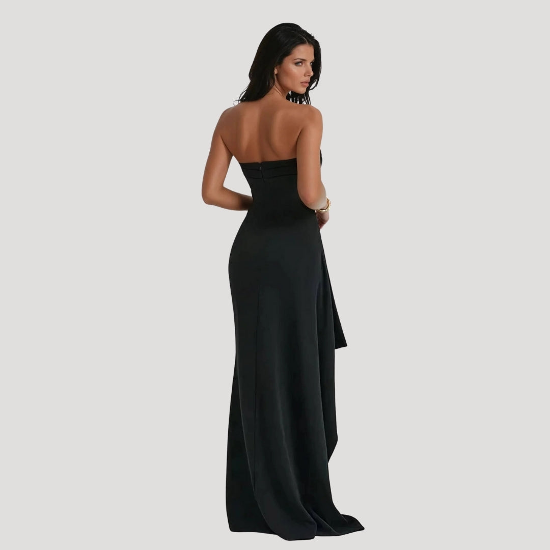 Dahlia | Strapless Maxi Jurk voor Vrouwen als Gast op een Bruiloft