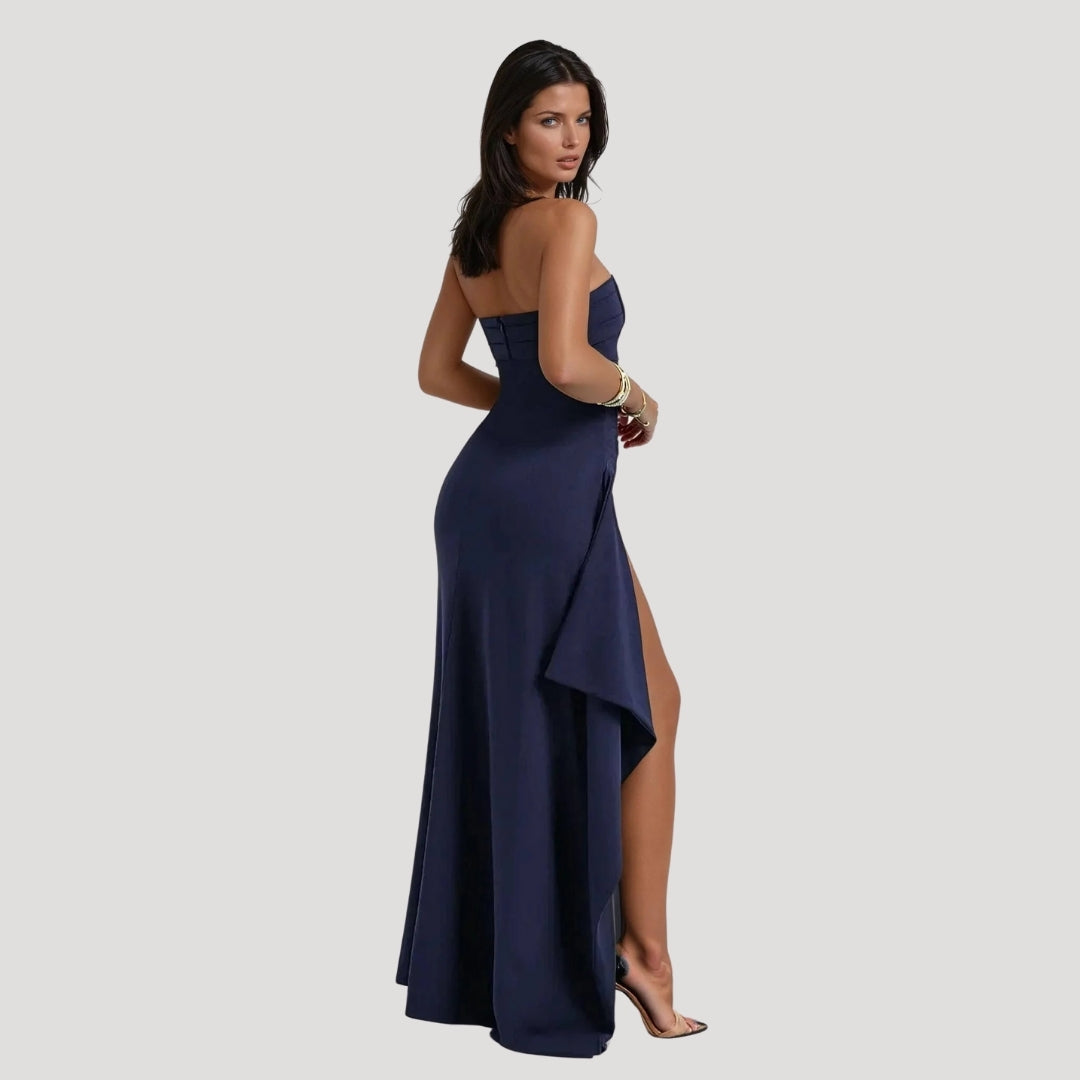 Dahlia | Strapless Maxi Jurk voor Vrouwen als Gast op een Bruiloft