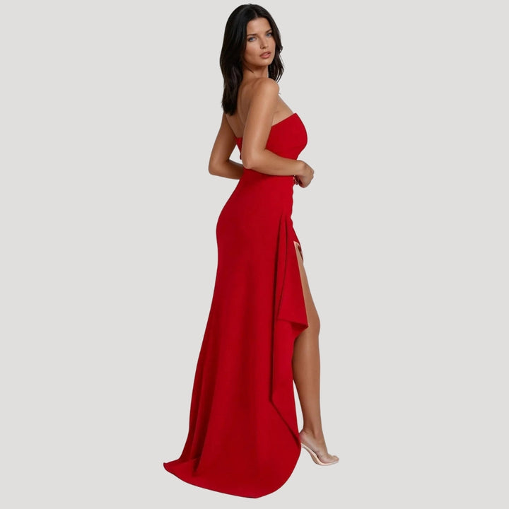 Dahlia | Strapless Maxi Jurk voor Vrouwen als Gast op een Bruiloft