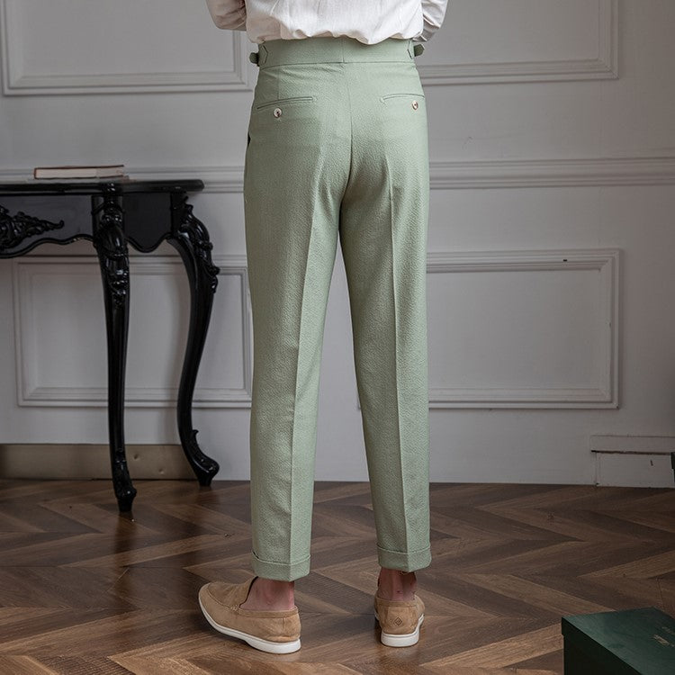 Adrian | Heren Geplooide Formele Pantalon