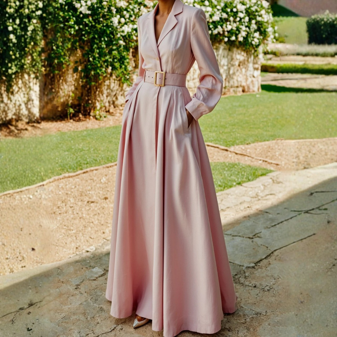 Faith | Dames Elegante Maxi Jurk met Riem