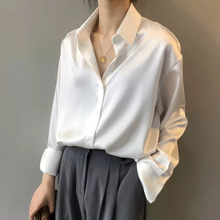 Athena | Dames Blouse met Lange Mouwen en Relaxed Fit