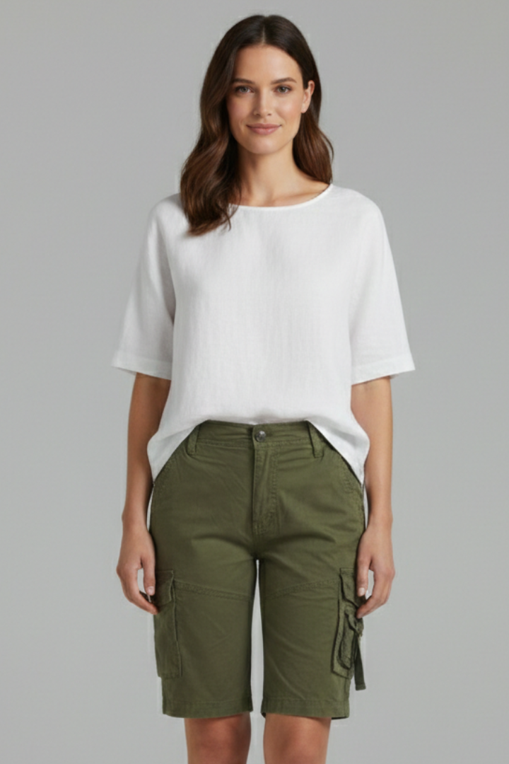 Lilly | Dames Cargo Shorts met Utility Zakjes
