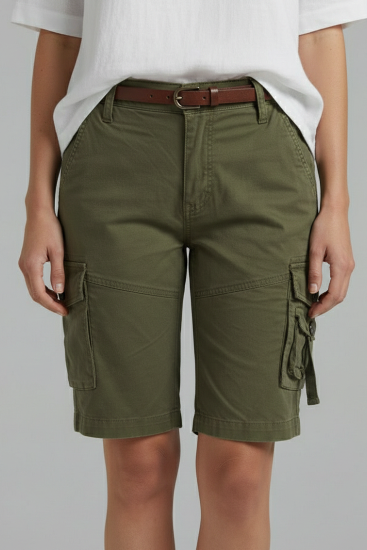 Lilly | Dames Cargo Shorts met Utility Zakjes