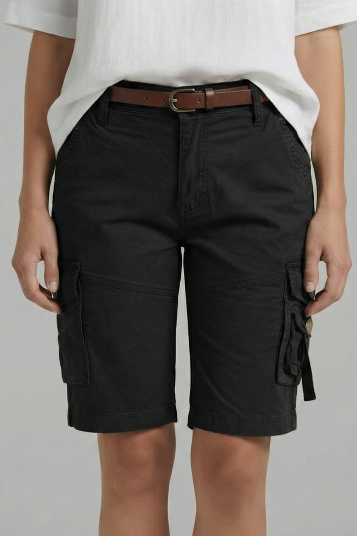 Lilly | Dames Cargo Shorts met Utility Zakjes