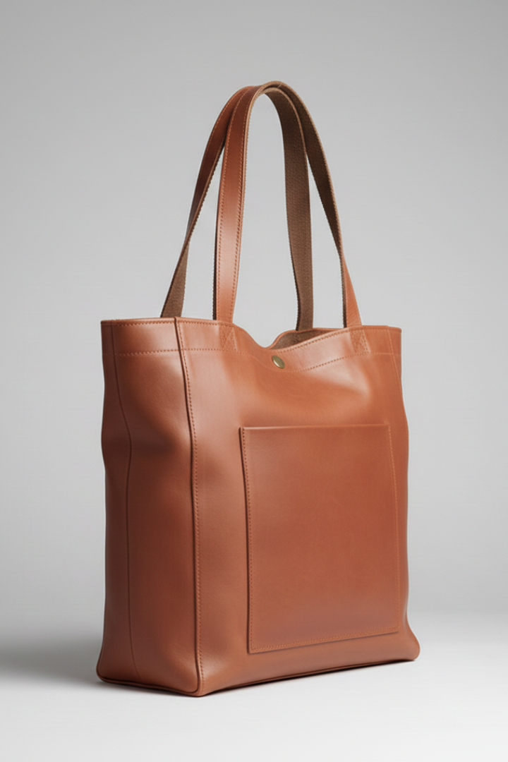 Luna | Dames klassieke handtas met vakken en verstelbare schouderriem