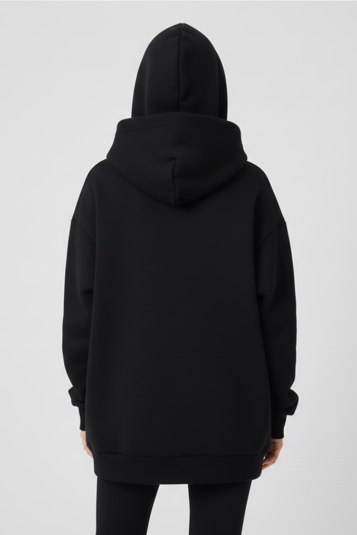 Callie | Dames Hoodie met Hoge Kraag en Ruime Capuchon