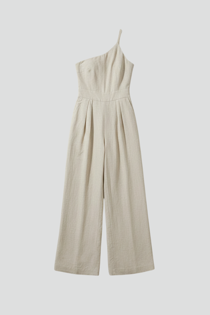 Leilani | Dames One-Shoulder Wide-Leg Jumpsuit