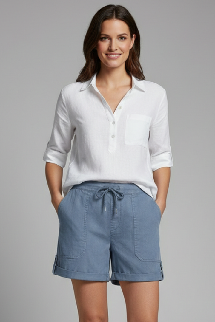 Nyla | Dames-Casual-Shorts met Kordelzug en Zakken