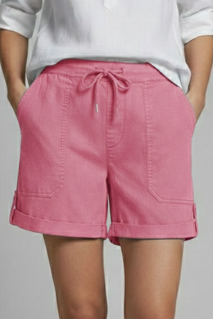 Nyla | Dames-Casual-Shorts met Kordelzug en Zakken