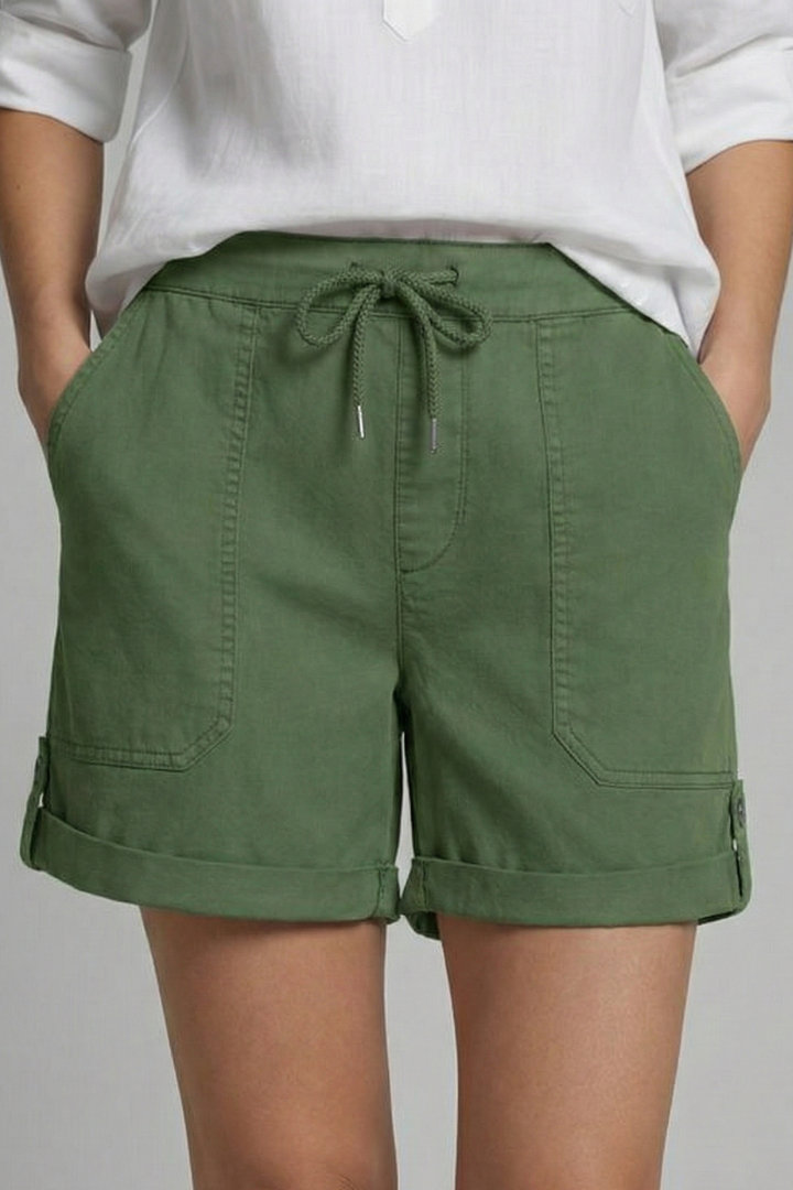 Nyla | Dames-Casual-Shorts met Kordelzug en Zakken