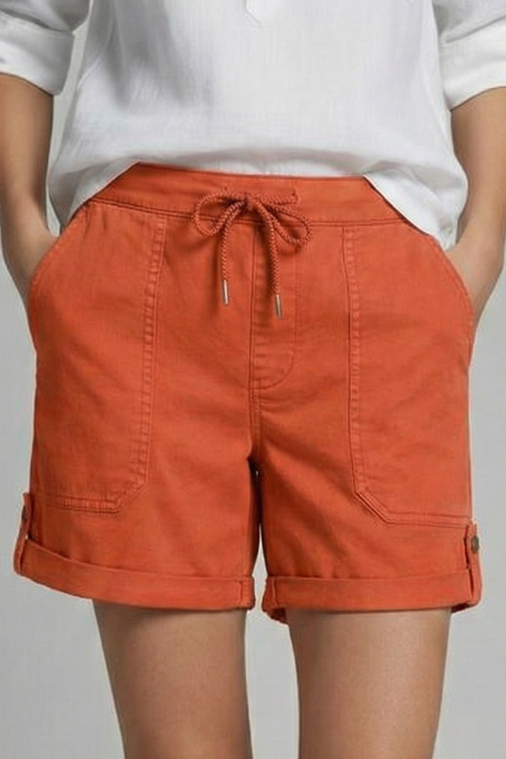 Nyla | Dames-Casual-Shorts met Kordelzug en Zakken