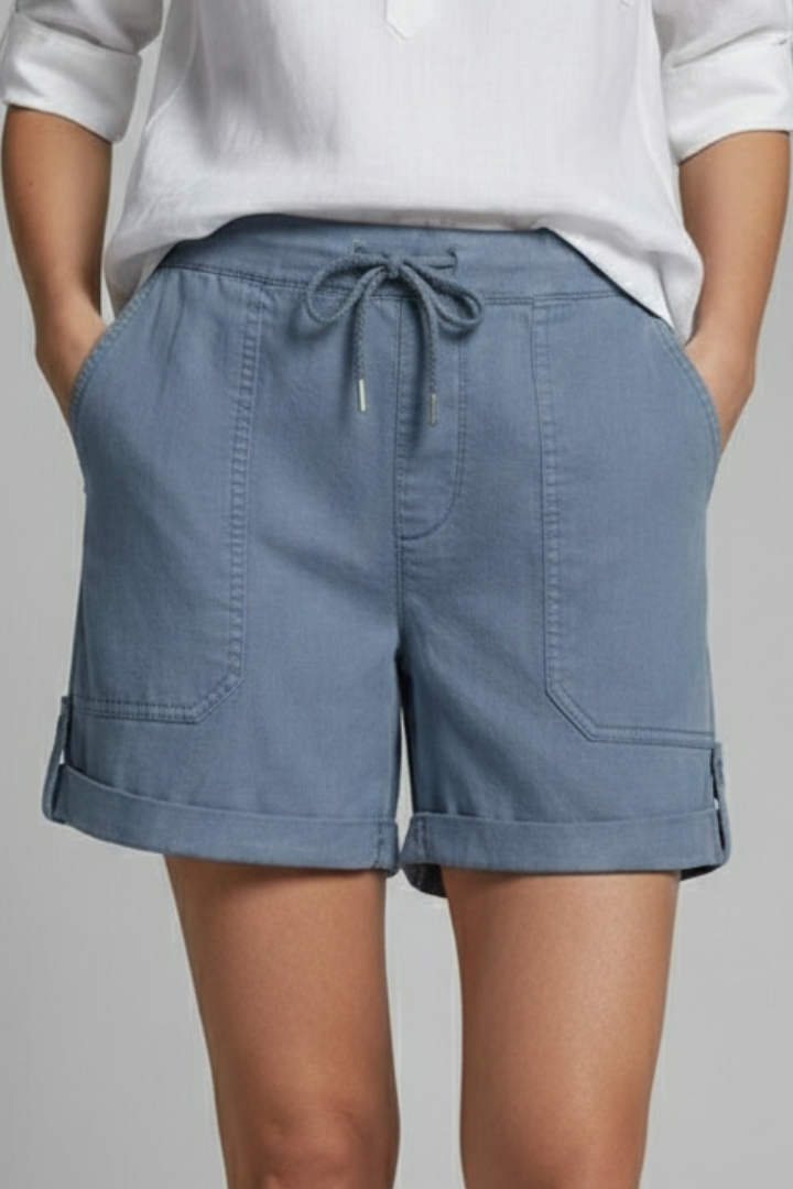 Nyla | Dames-Casual-Shorts met Kordelzug en Zakken