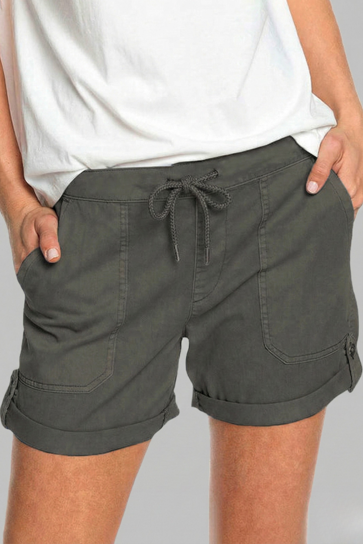 Nyla | Dames-Casual-Shorts met Kordelzug en Zakken