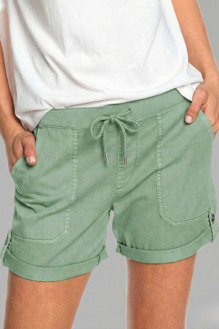 Nyla | Dames-Casual-Shorts met Kordelzug en Zakken