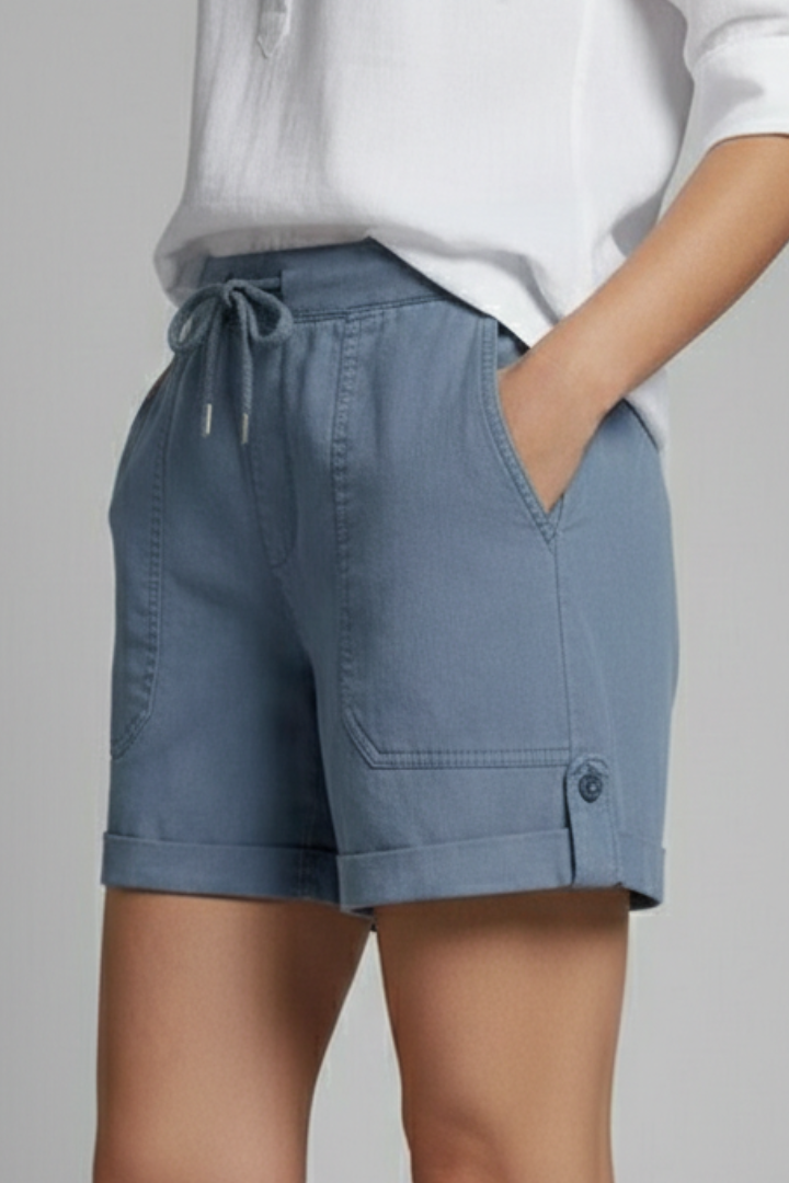 Nyla | Dames-Casual-Shorts met Kordelzug en Zakken