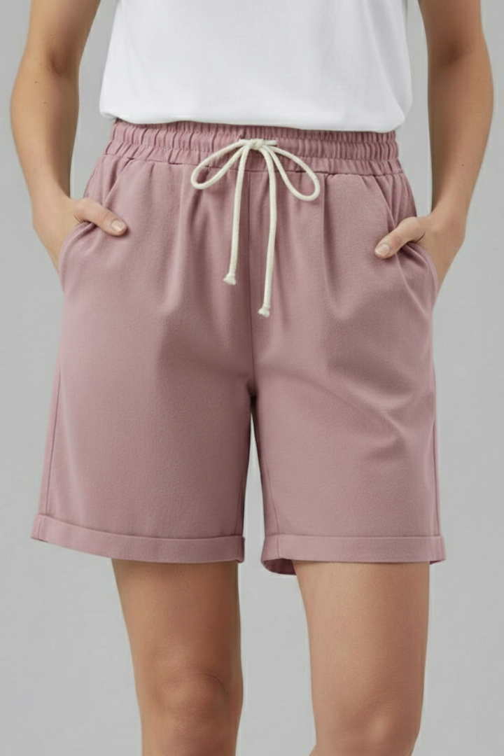 Dahlia | Dames Shorts met Kordelzug en Zakken