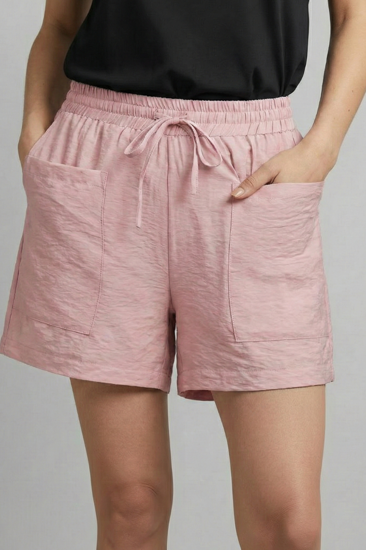 Samara | Dames-Casual-Shorts met elastische tailleband en koord