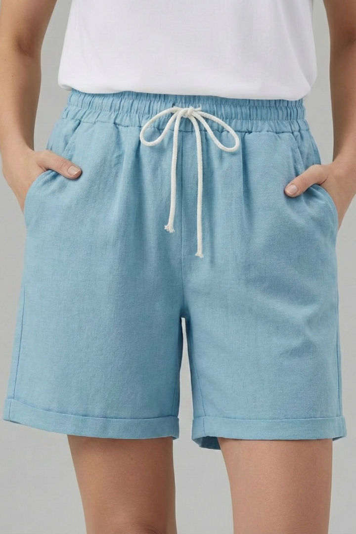 Dahlia | Dames Shorts met Kordelzug en Zakken