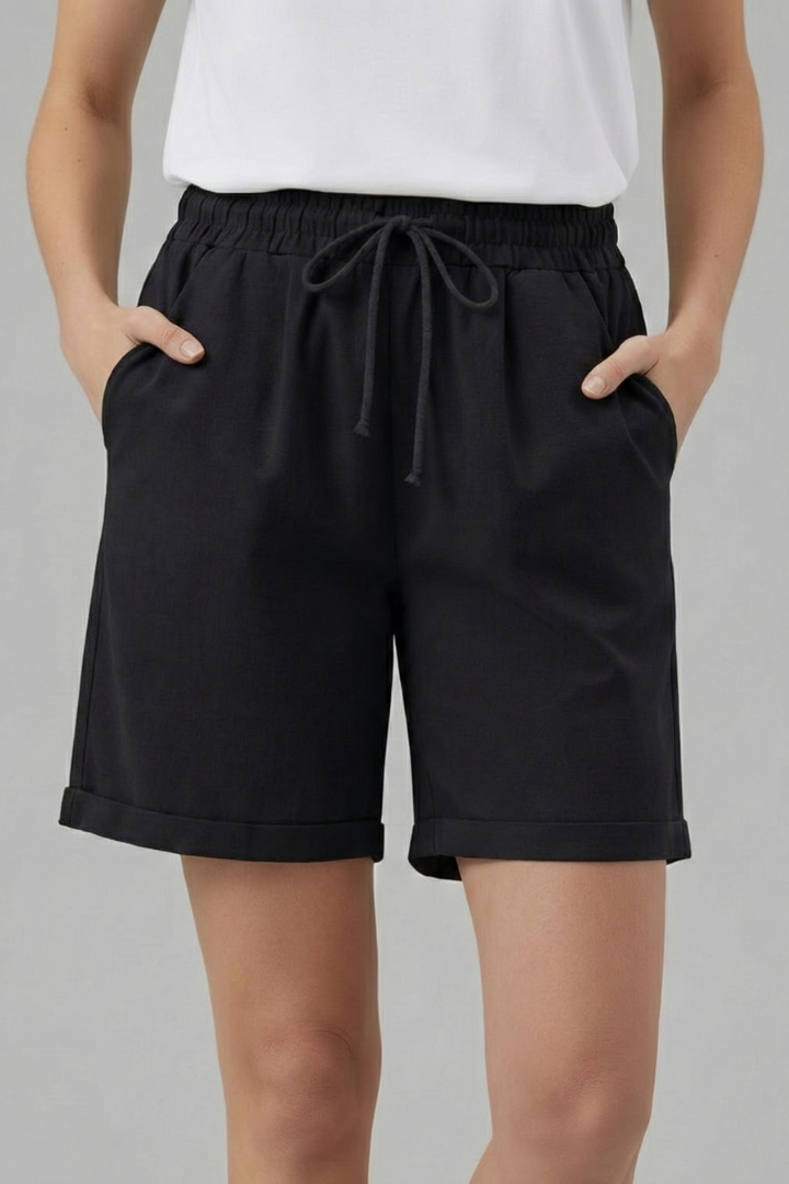 Dahlia | Dames Shorts met Kordelzug en Zakken