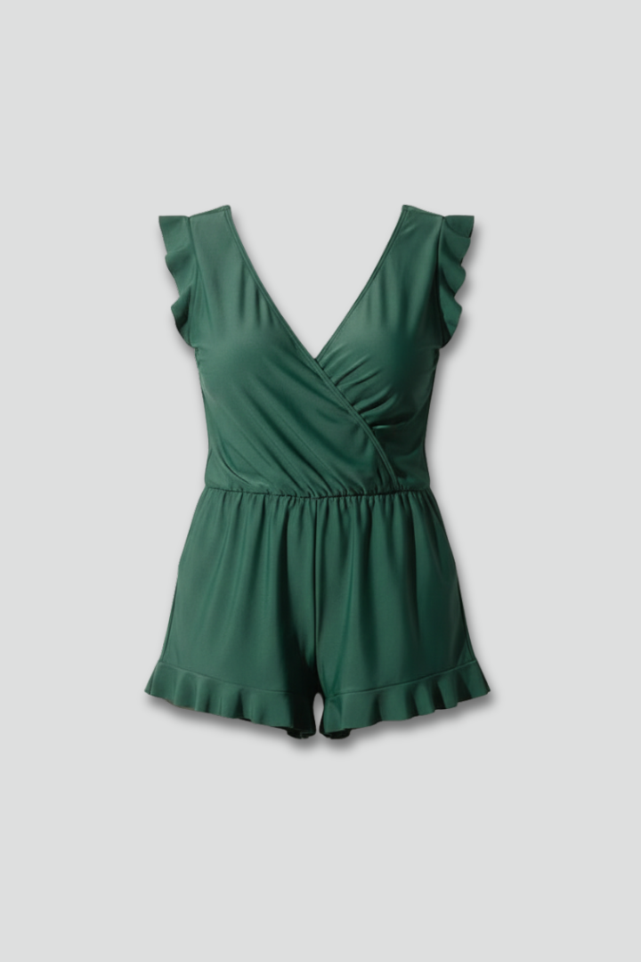 Delaney | Dames Badeshorts met elastische tailleband en zakken