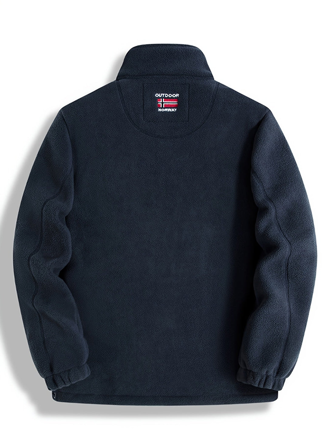 Brandon | Heren Klassiek Zip Fleece Jas voor Buiten