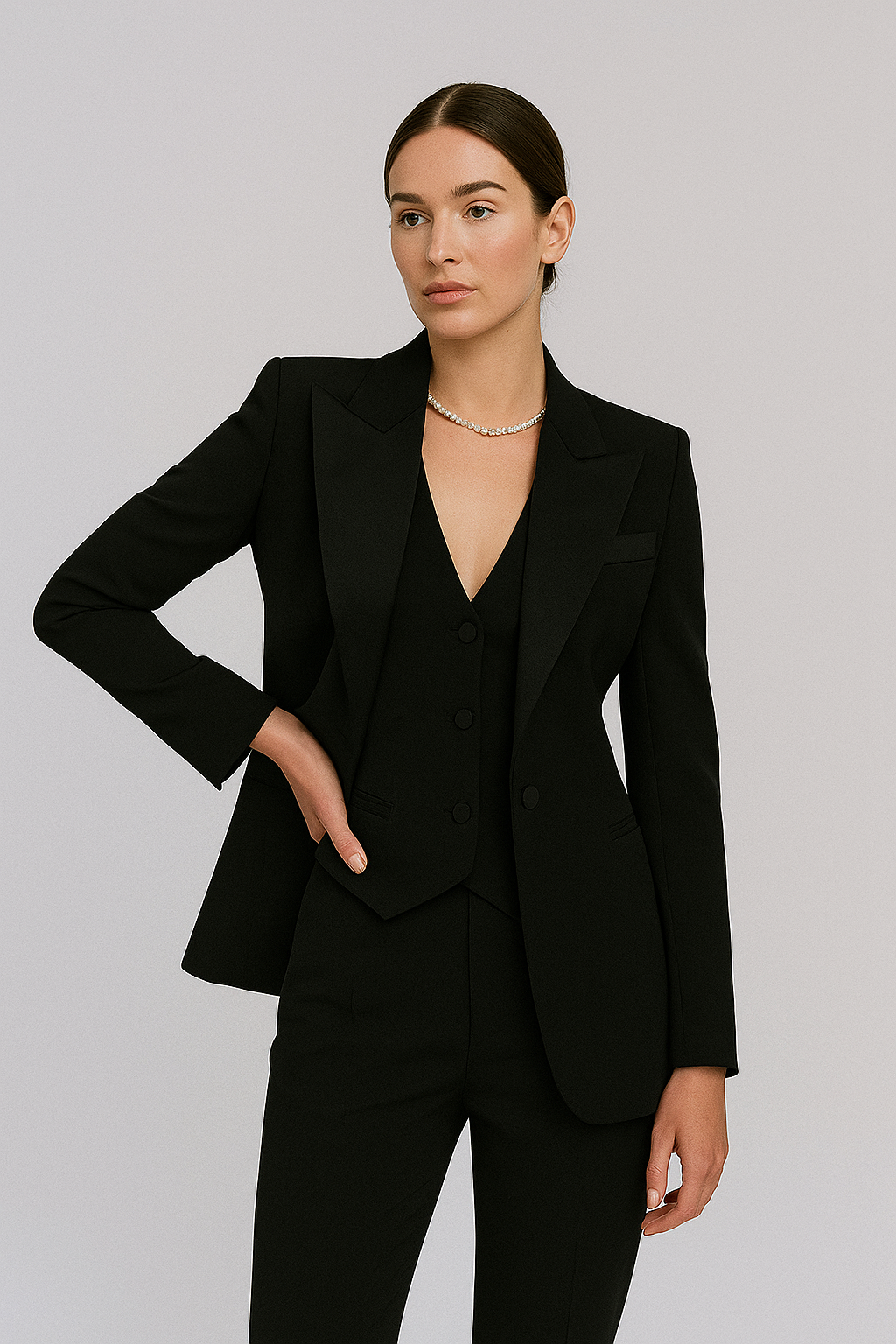 Alicia | Dames Driedelig Tailored Pak Set