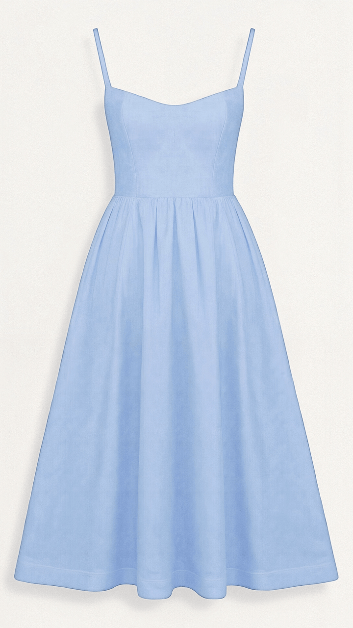 Desiree | Dames A-Lijn Midi Jurk Ascot Stijl