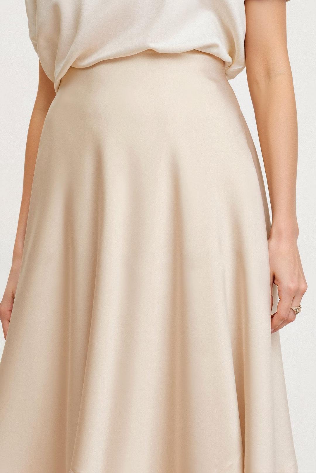 Sophie | Dames High Waist Maxi Rok Silhouet