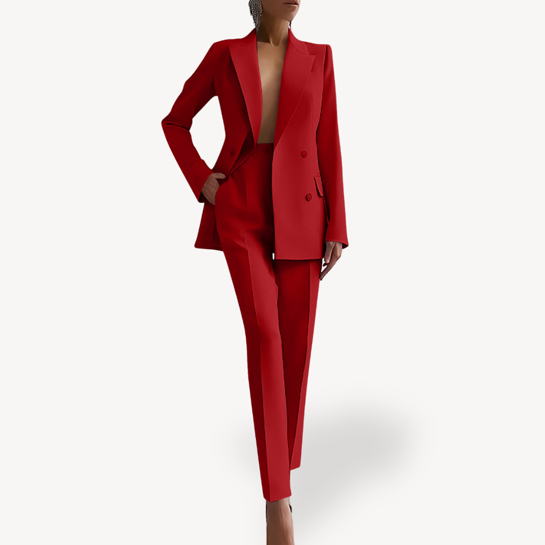 Grace | Dames Tailored Blazer met Broekpak Set