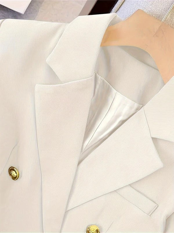 Abigail | Dames Tailored Blazer met Dubbele Knopen