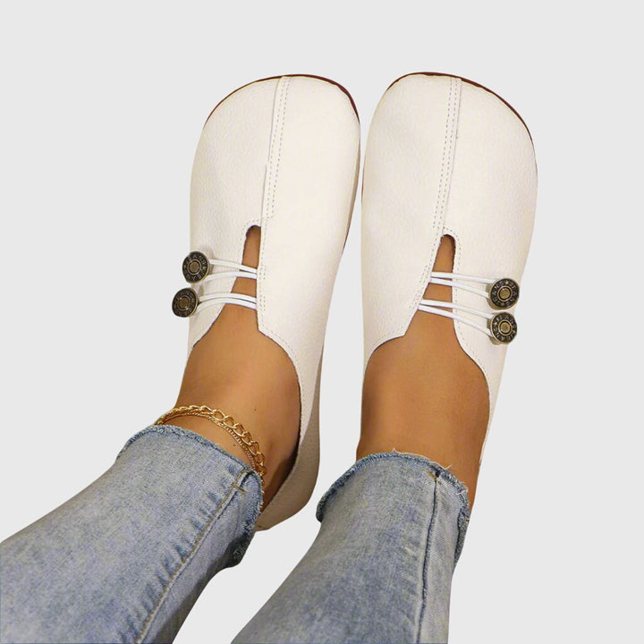 Andrea | Dames stijlvolle elegante comfortabele instap flats