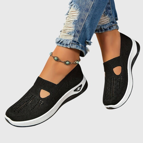 Tessa | Dames Ademend Instap Gebreide Sneakers