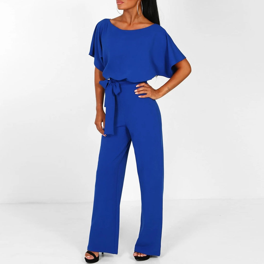 Grace | Dames Jumpsuit met Wijde Pijpen