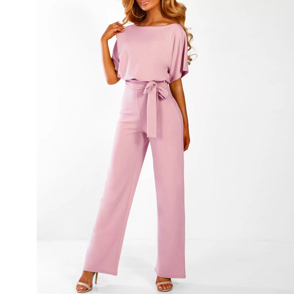 Grace | Dames Jumpsuit met Wijde Pijpen