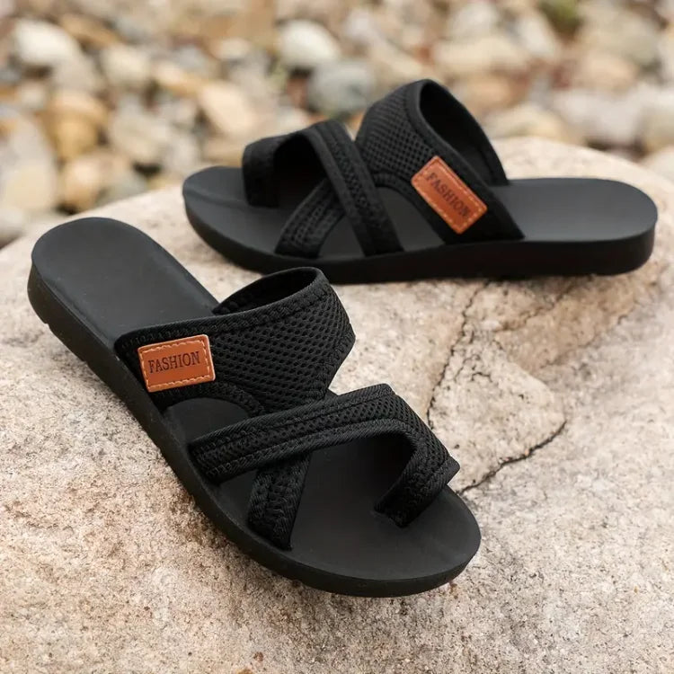 Bailey | Dames Instap Platte Band Sandalen