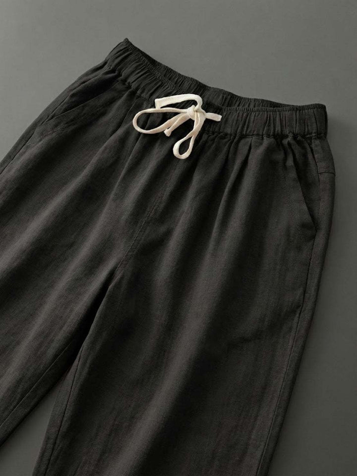 Juliana | Dames Casual Slim Fit Broek Met Trekkoord Taille