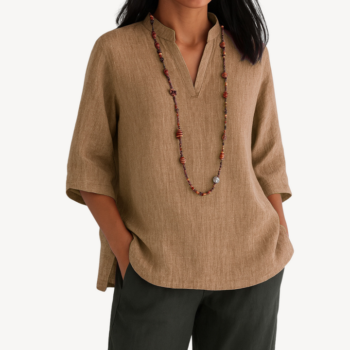 Heidi | Women’s Casual Linen Tunic Top
