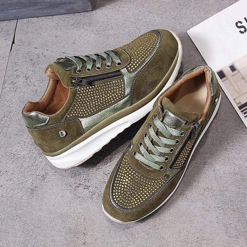 Brianna | Dames Vetersneakers Met Plateauzool