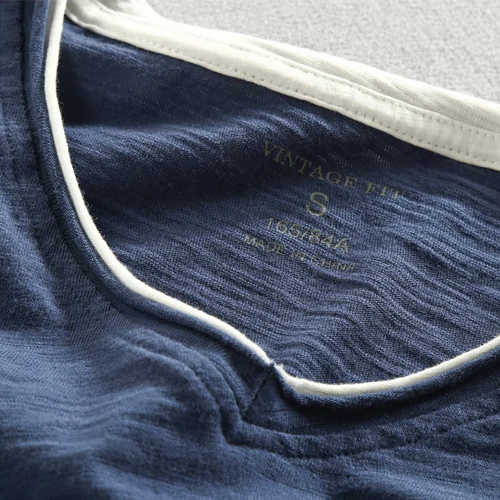 Finn | Heren Lichte Trui met V-Hals en Losse Pasvorm